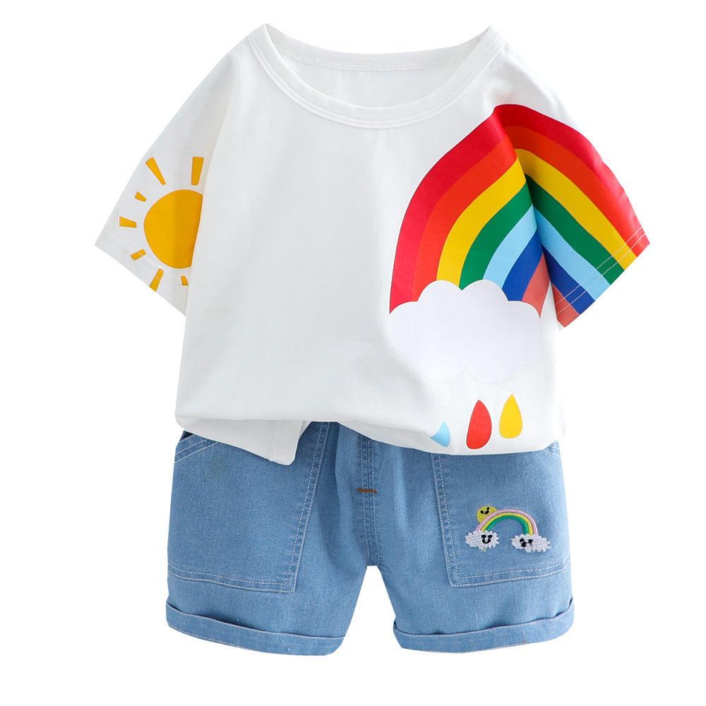 Baby Handsome Trendy Little Boy Summer Clothes - Almoni Express