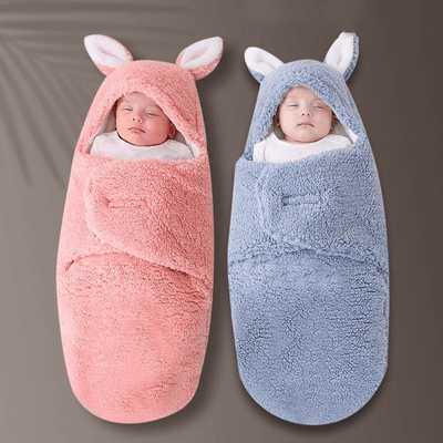 Baby Hold Newborn Thickened Out Wrap Swaddle Sleeping Bag - Almoni Express