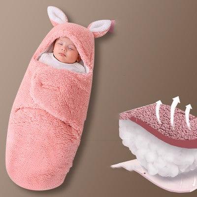 Baby Hold Newborn Thickened Out Wrap Swaddle Sleeping Bag - Almoni Express