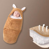 Baby Hold Newborn Thickened Out Wrap Swaddle Sleeping Bag - Almoni Express