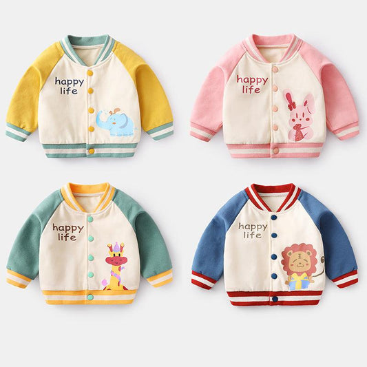 Baby Jacket Spring And Autumn Clothes, Toddler Jacket, Boys' Clothes - Almoni Express