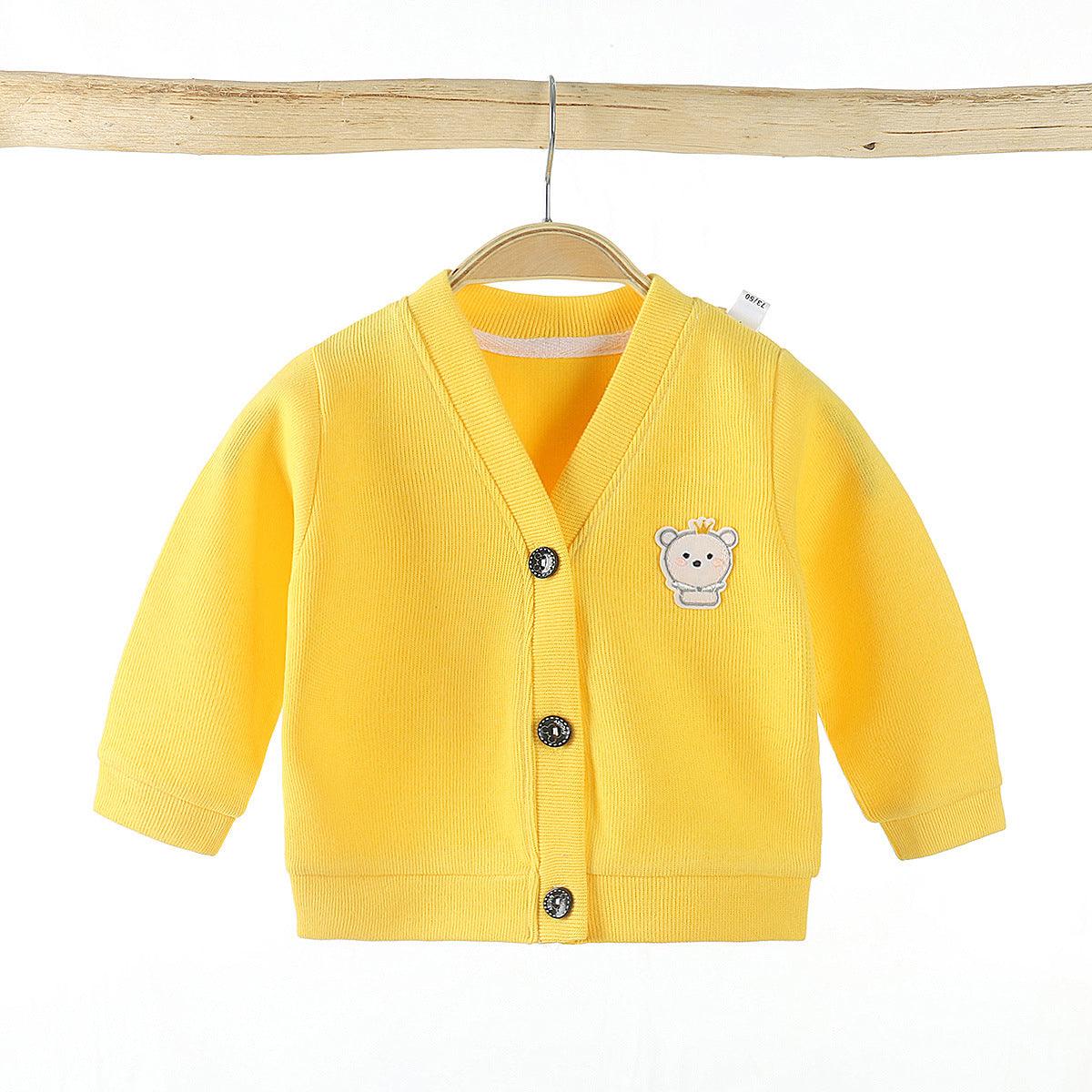 Baby Knitwear Cardigan Jacket Infant Clothing Girls - Almoni Express