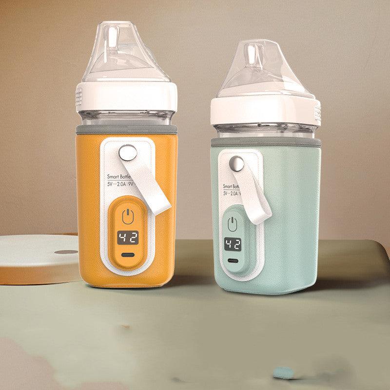 Baby Milk Bottle Insulation Artifact Constant Temperature Heating Pigeon Baby Bottle Insulation Cover Night Milk Adjusting Milk - Almoni Express