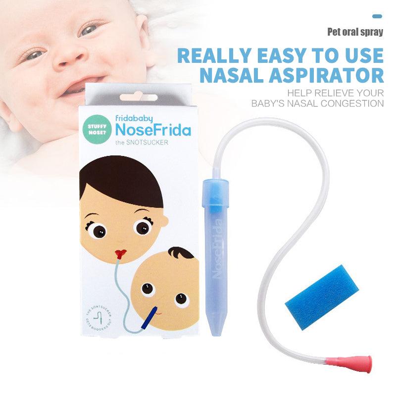 Baby Mouth Suction Nose Baby Cleaning Nose Anti-ride Nose Frida Nasal Aspirator Baby Health Care Medicine Dropper Accessories - Almoni Express