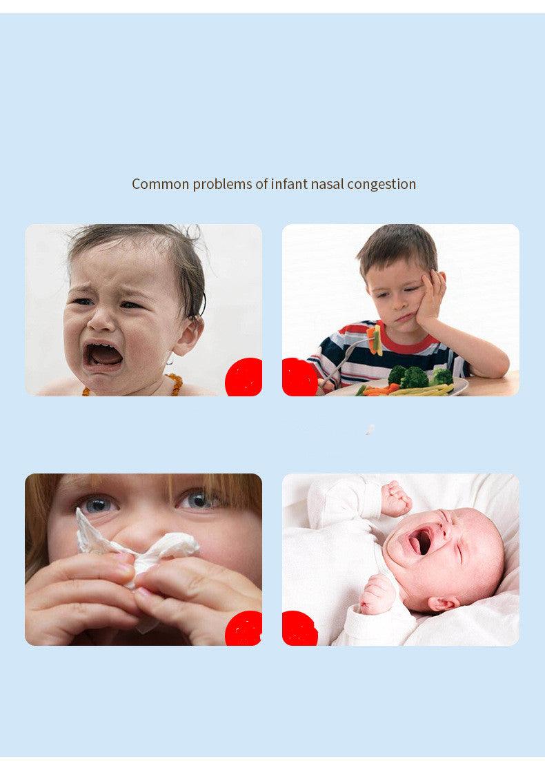 Baby Mouth Suction Nose Baby Cleaning Nose Anti-ride Nose Frida Nasal Aspirator Baby Health Care Medicine Dropper Accessories - Almoni Express