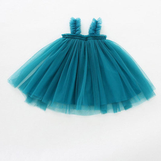 Baby Net Gauze Skirt With Wooden Ears, Princess Dress, Tutu Skirt - Almoni Express