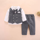 Baby new style gentleman handsome split clothes - Almoni Express