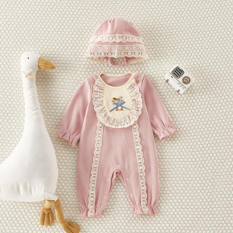 Baby One-Piece Spring And Autumn Long-Sleeved Infant Clothes Cute Princess Romper Romper Baby Girl - Almoni Express