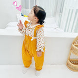 Baby Onesie New Fake Two-piece Romper Cotton Clothes - Almoni Express