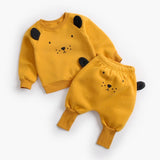 Baby Plus Velvet Sweater Suit - Almoni Express