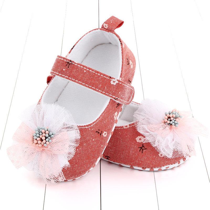 Baby princess shoes baby shoes soft sole - Almoni Express