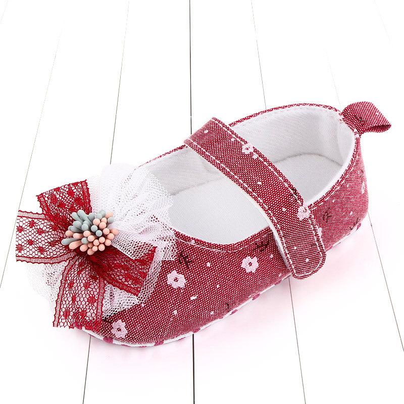 Baby princess shoes baby shoes soft sole - Almoni Express