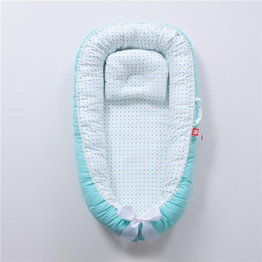 Baby Removable and Washable Bed Crib Portable Crib Travel Bed for Children Infant Kids Cotton Cradle - Almoni Express