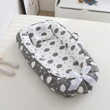 Baby Removable and Washable Bed Crib Portable Crib Travel Bed for Children Infant Kids Cotton Cradle - Almoni Express