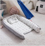 Baby Removable and Washable Bed Crib Portable Crib Travel Bed for Children Infant Kids Cotton Cradle - Almoni Express