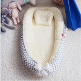 Baby Removable and Washable Bed Crib Portable Crib Travel Bed for Children Infant Kids Cotton Cradle - Almoni Express