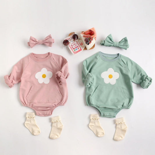 Baby's One-Piece Clothes Baby's Spring And Autumn Baby Clothes - Almoni Express