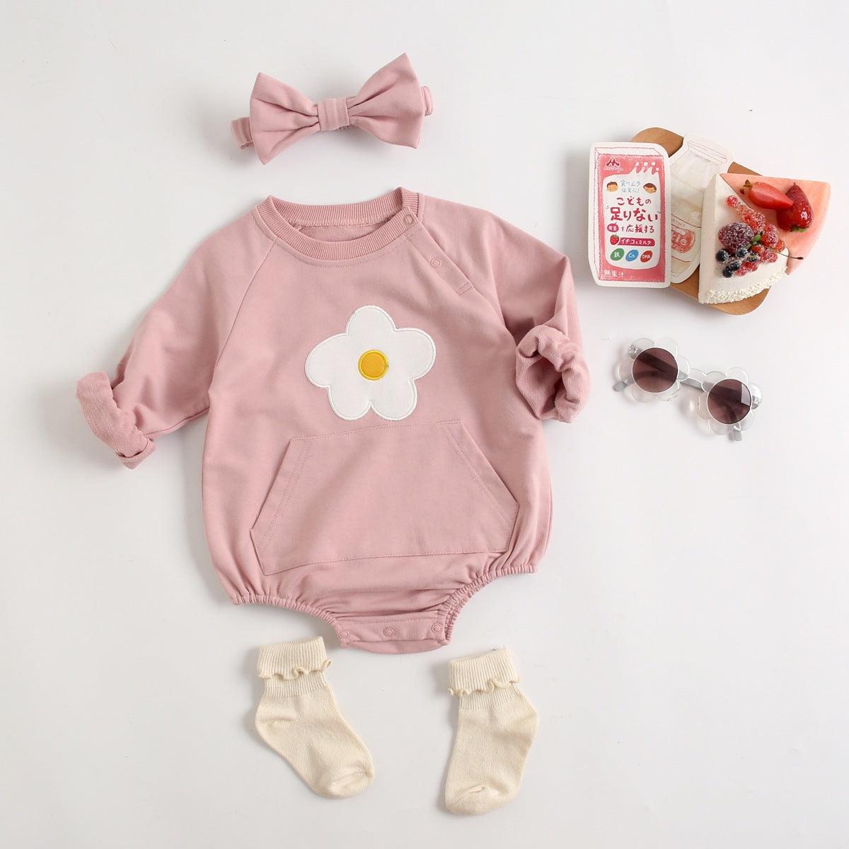 Baby's One-Piece Clothes Baby's Spring And Autumn Baby Clothes - Almoni Express