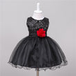 Baby Sequin Dress Flower Girl Wedding Princess Dress - Almoni Express