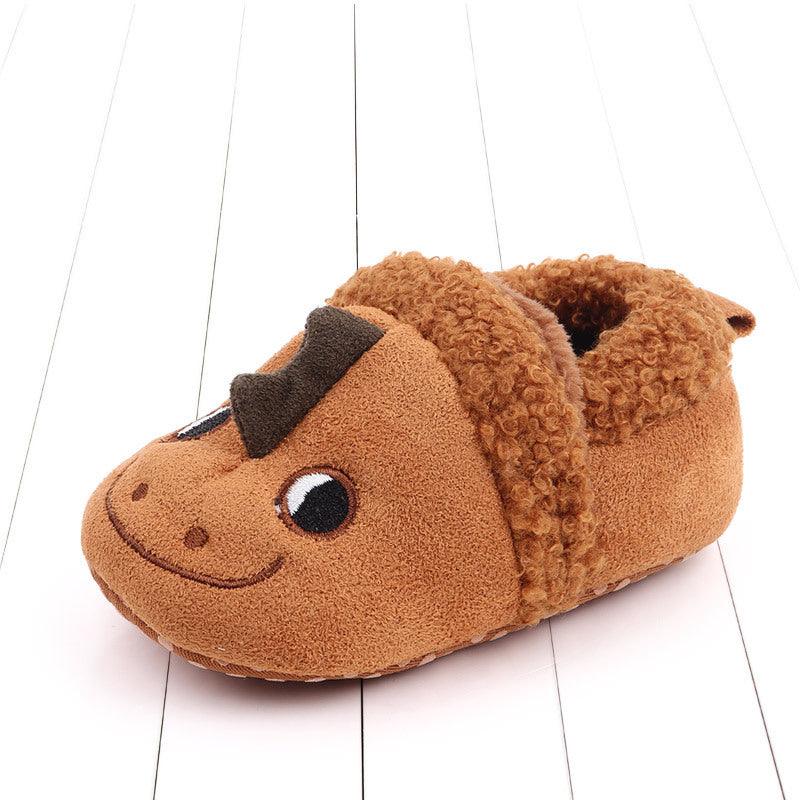 Baby Shoes Adorable Infant Slippers Toddler Baby Boy Girl Knit Crib Shoes - Almoni Express