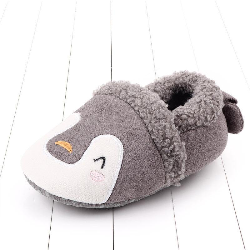 Baby Shoes Adorable Infant Slippers Toddler Baby Boy Girl Knit Crib Shoes - Almoni Express