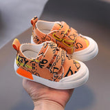 Baby Shoes Female 0-2 Years Old 1 Kids Canvas Shoes Boys Sneakers - Almoni Express