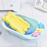 Baby Shower Bath Tub Pad Non-Slip Bathtub Seat Support Mat Newborn Safety Bath Mat - Almoni Express