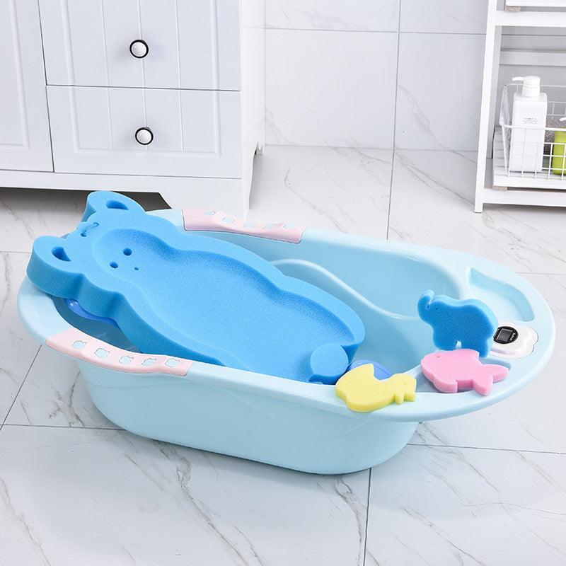 Baby Shower Bath Tub Pad Non-Slip Bathtub Seat Support Mat Newborn Safety Bath Mat - Almoni Express