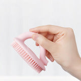 Baby Shower Brush To Remove Dandruff Silicone Scrubbing Cotton Shampoo Artifact - Almoni Express