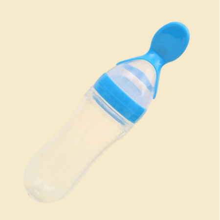 Baby silicone rice paste feeding spoon - Almoni Express