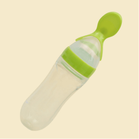 Baby silicone rice paste feeding spoon - Almoni Express