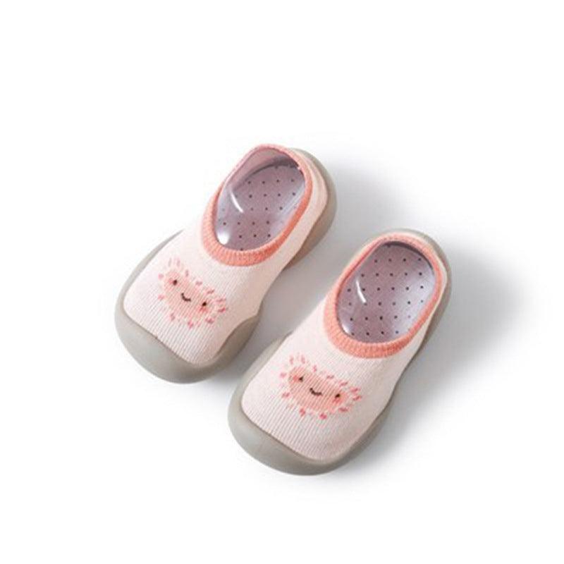 Baby Sock Shoes Spring And Autumn Soft Bottom Non-slip - Almoni Express