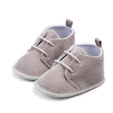 Baby solid color baby shoes toddler shoes - Almoni Express