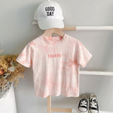 Baby Tie-Dye Short Sleeve T-shirt - Almoni Express