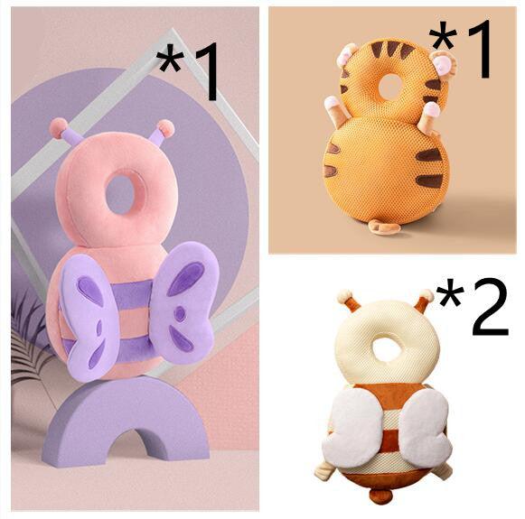 Baby Toddler Headrest Child Protection Baby Head Protection Cushion Cute Angel Wings - Almoni Express