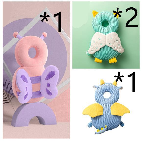 Baby Toddler Headrest Child Protection Baby Head Protection Cushion Cute Angel Wings - Almoni Express