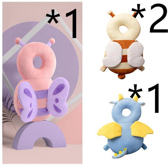 Baby Toddler Headrest Child Protection Baby Head Protection Cushion Cute Angel Wings - Almoni Express