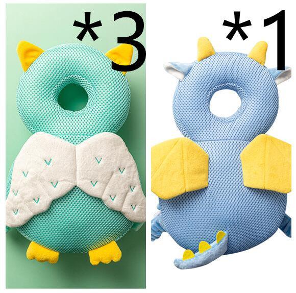 Baby Toddler Headrest Child Protection Baby Head Protection Cushion Cute Angel Wings - Almoni Express