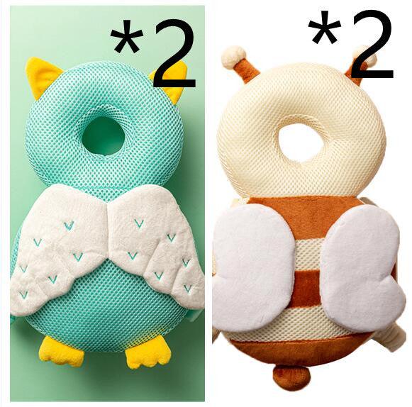 Baby Toddler Headrest Child Protection Baby Head Protection Cushion Cute Angel Wings - Almoni Express