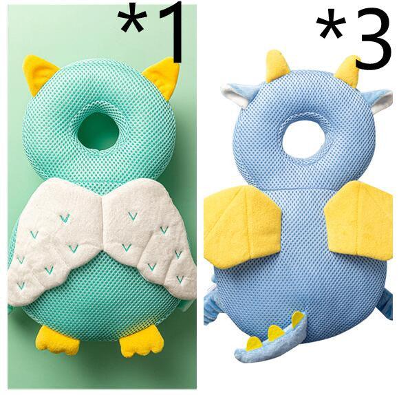 Baby Toddler Headrest Child Protection Baby Head Protection Cushion Cute Angel Wings - Almoni Express