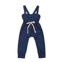 Baby Toddler Kid Girls Pants Romper Overalls - Almoni Express