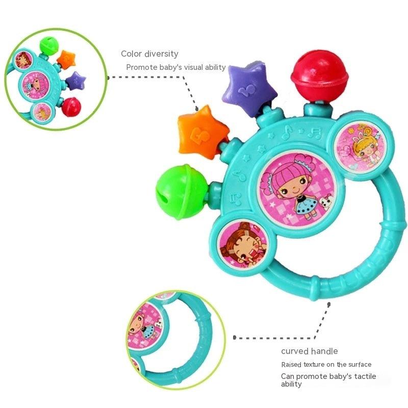 Baby Toys 3-6-12 Months Newborn Rattle 0-1 Year Old Baby Early Childhood Education Toddler Rattle Teether - AL MONI EXPRESS