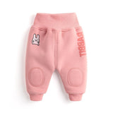 Baby winter plus velvet big PP pants - Almoni Express