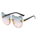 Cat Ear Kids Sunglasses Frameless Shape