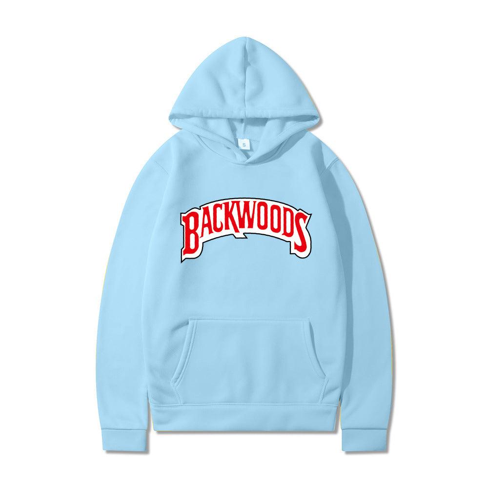 BACKWOODS Printed Casual Sports Hoodie Hoodie - AL MONI EXPRESS