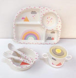 Bamboo fiber children's tableware - Almoni Express