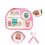 Bamboo fiber children's tableware - Almoni Express