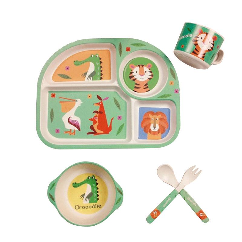 Bamboo fiber children's tableware - Almoni Express