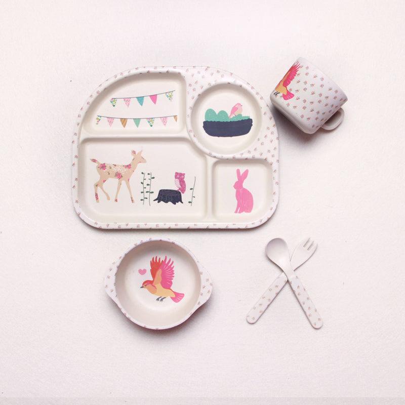 Bamboo fiber children's tableware - Almoni Express