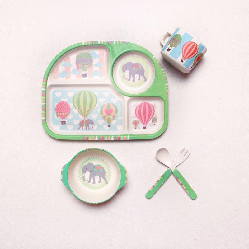 Bamboo fiber children's tableware - Almoni Express